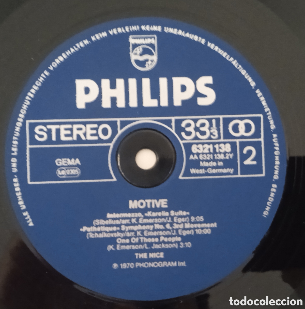 Discos de vinilo: THE NICE - Motive (1970) LP vinilo - Foto 2