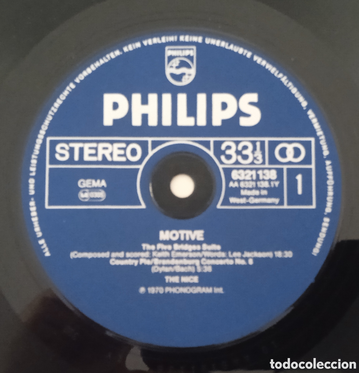 Discos de vinilo: THE NICE - Motive (1970) LP vinilo - Foto 1