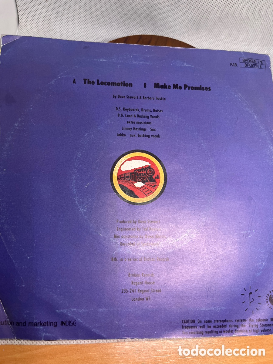 Discos de vinilo: VINILO THE LOCOMOTION - Foto 2