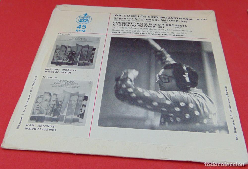 Discos de vinilo: Waldo De Los Rios &ndash; Mozartmania - SINGLE 1971 - Foto 2