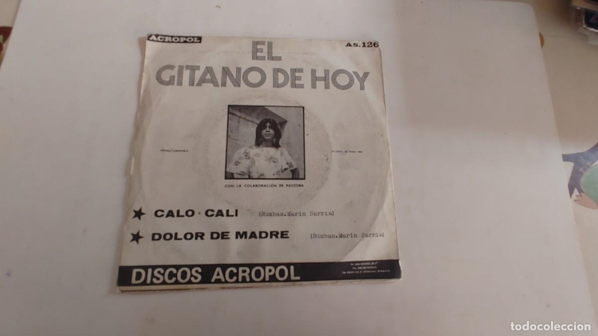 Discos de vinilo: EL GITANO DE HOY-SINGLE CALO CALI - Foto 2