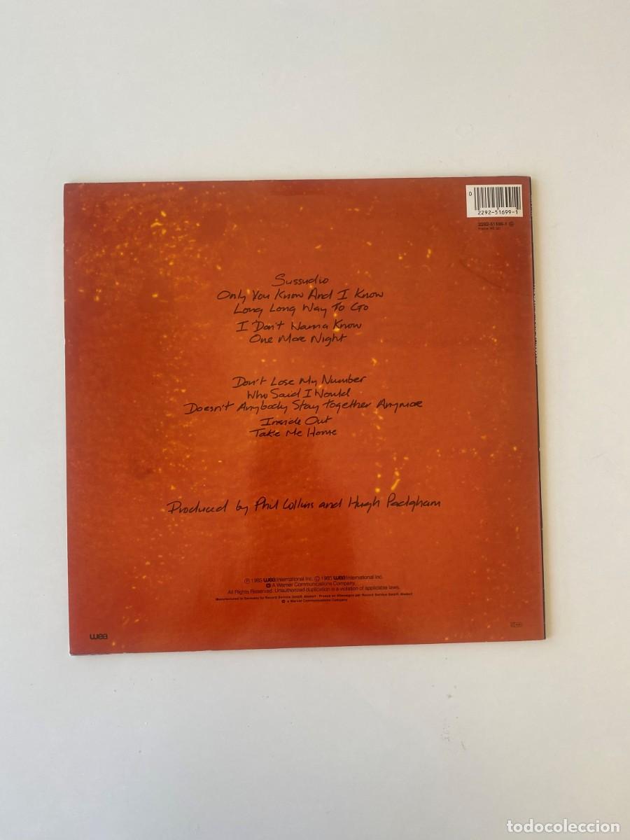 Discos de vinilo: PHIL COLLINS NO JACKET REQUISED - Foto 2