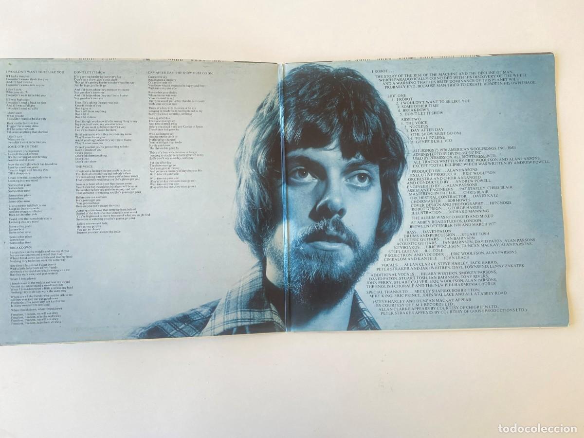 Discos de vinilo: THE ALAN PARSONS PROJECT I Robot - Foto 3