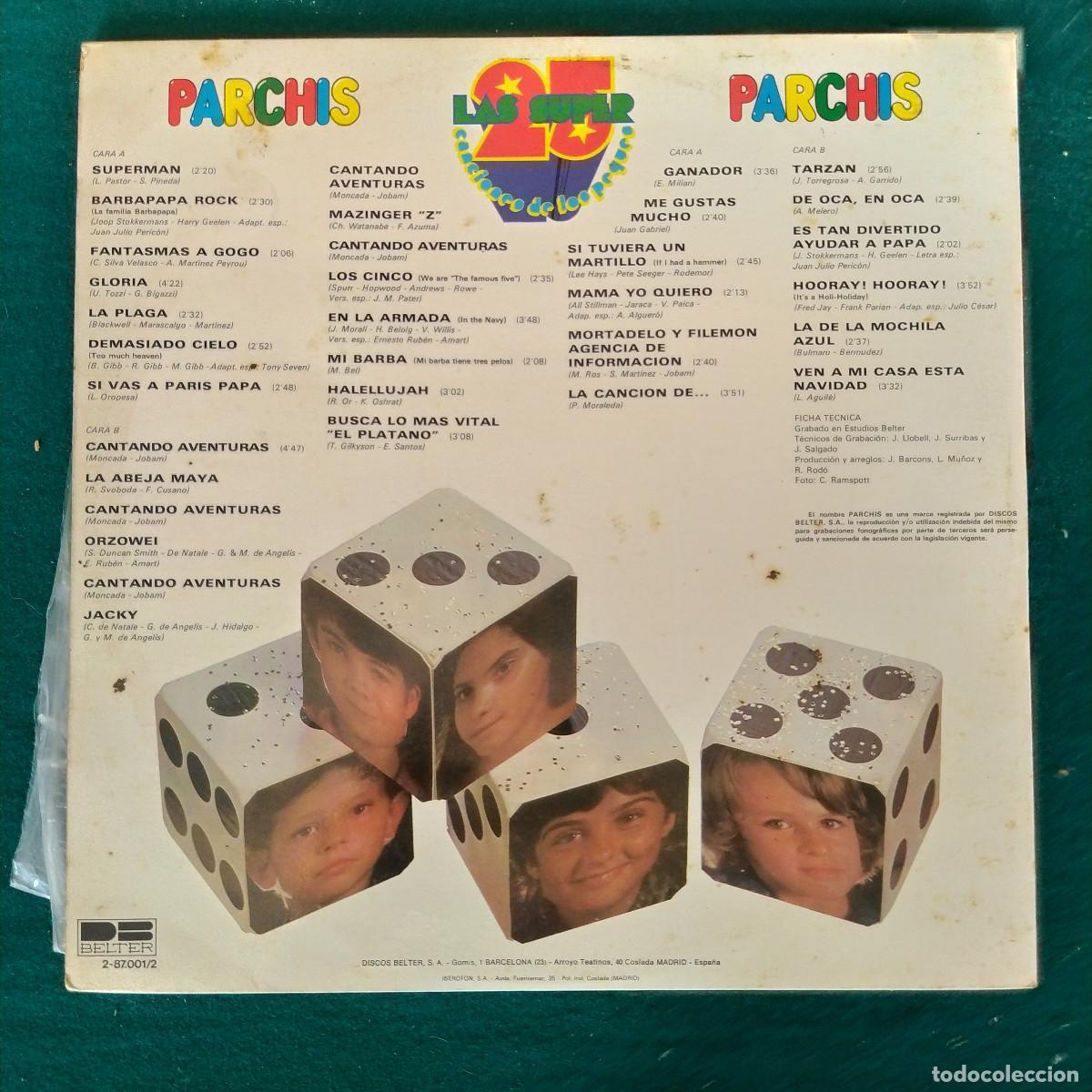 Discos de vinilo: Parchis &ndash; Las Super 25 Canciones De Los Peques - Foto 2