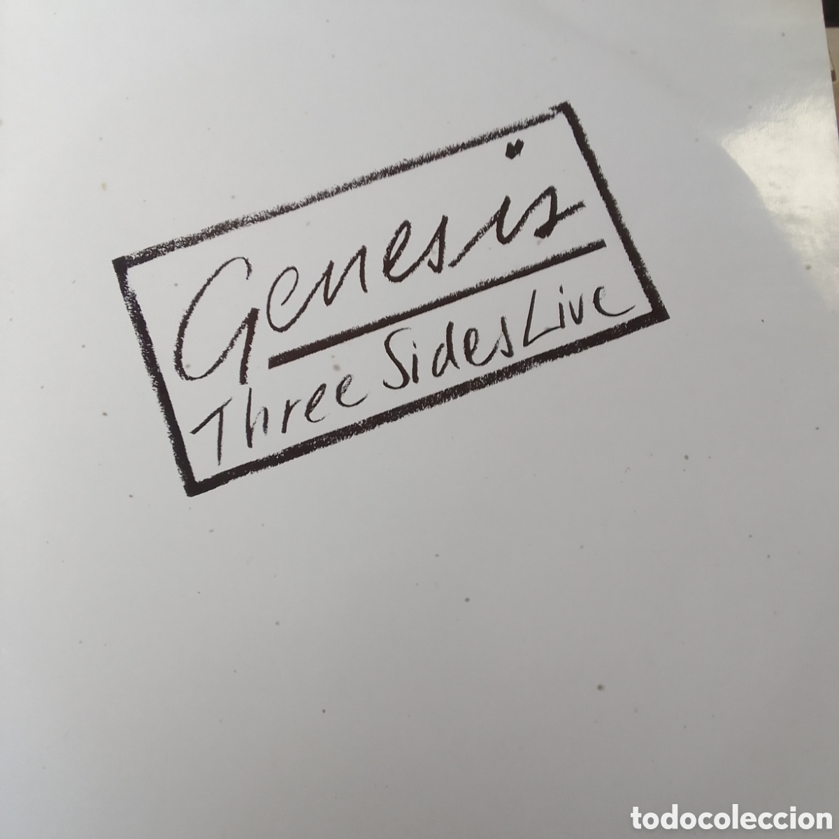 Discos de vinilo: GENESIS THREE SIDES LIVE DOBLE LP - Foto 1
