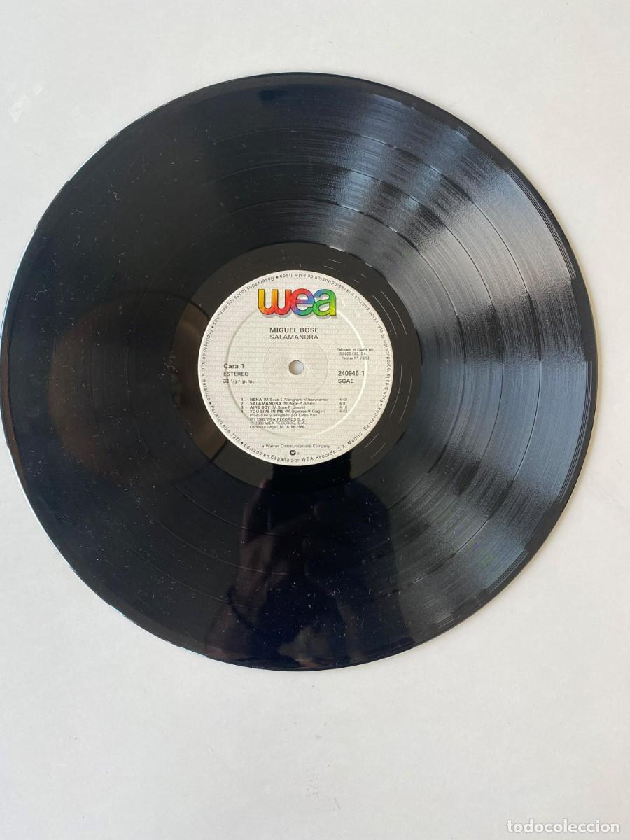 Discos de vinilo: MIGUEL BOS&Eacute; Salamandra - Foto 5