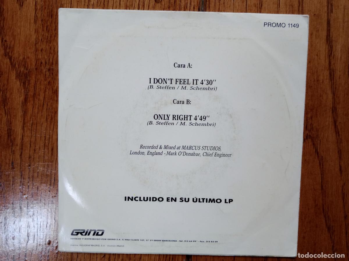 Discos de vinilo: Barr&oacute;n - i dont feel It + only right - Foto 2