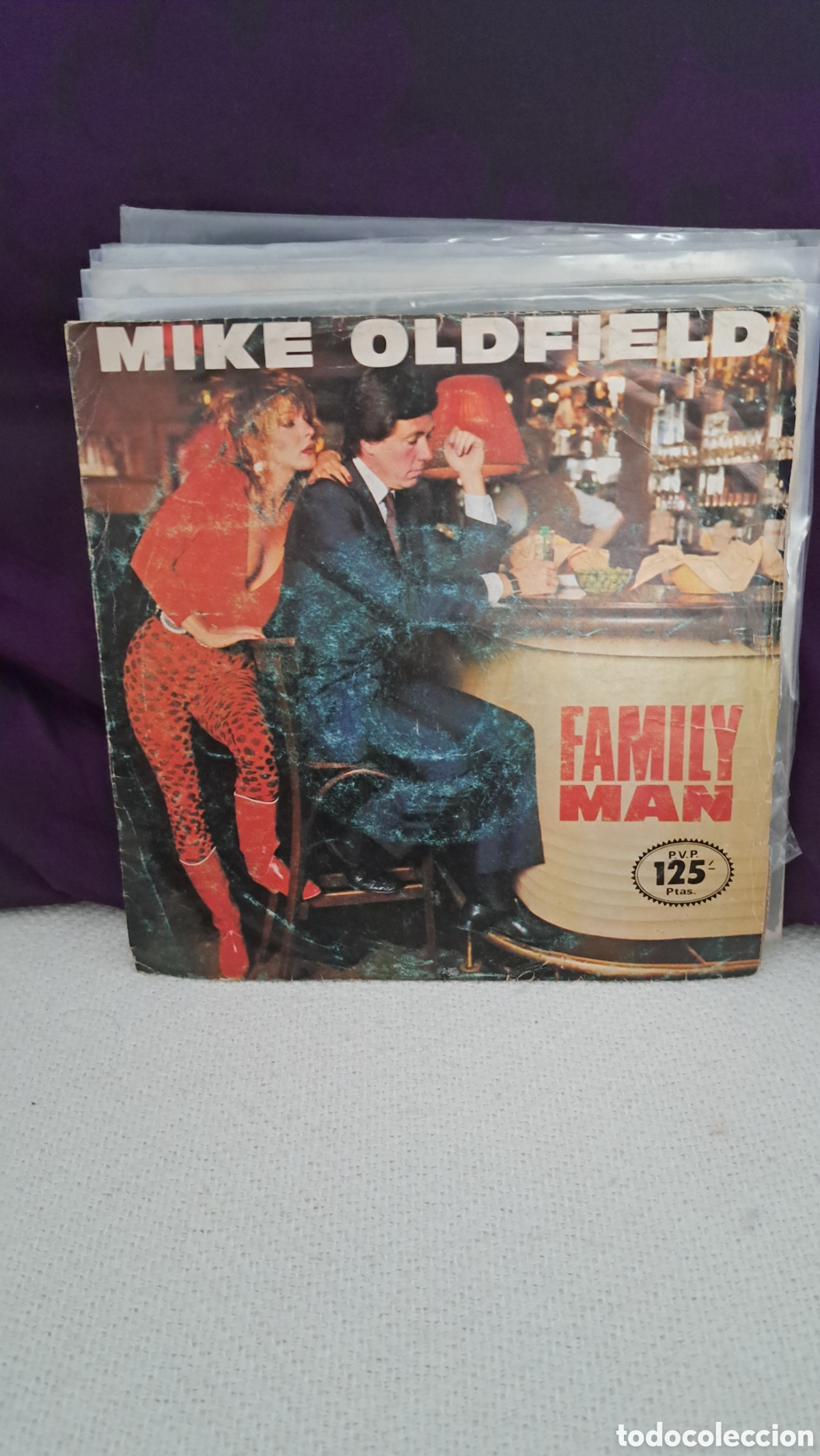 Discos de vinilo: MIKE OLDFIELD family man - Foto 1