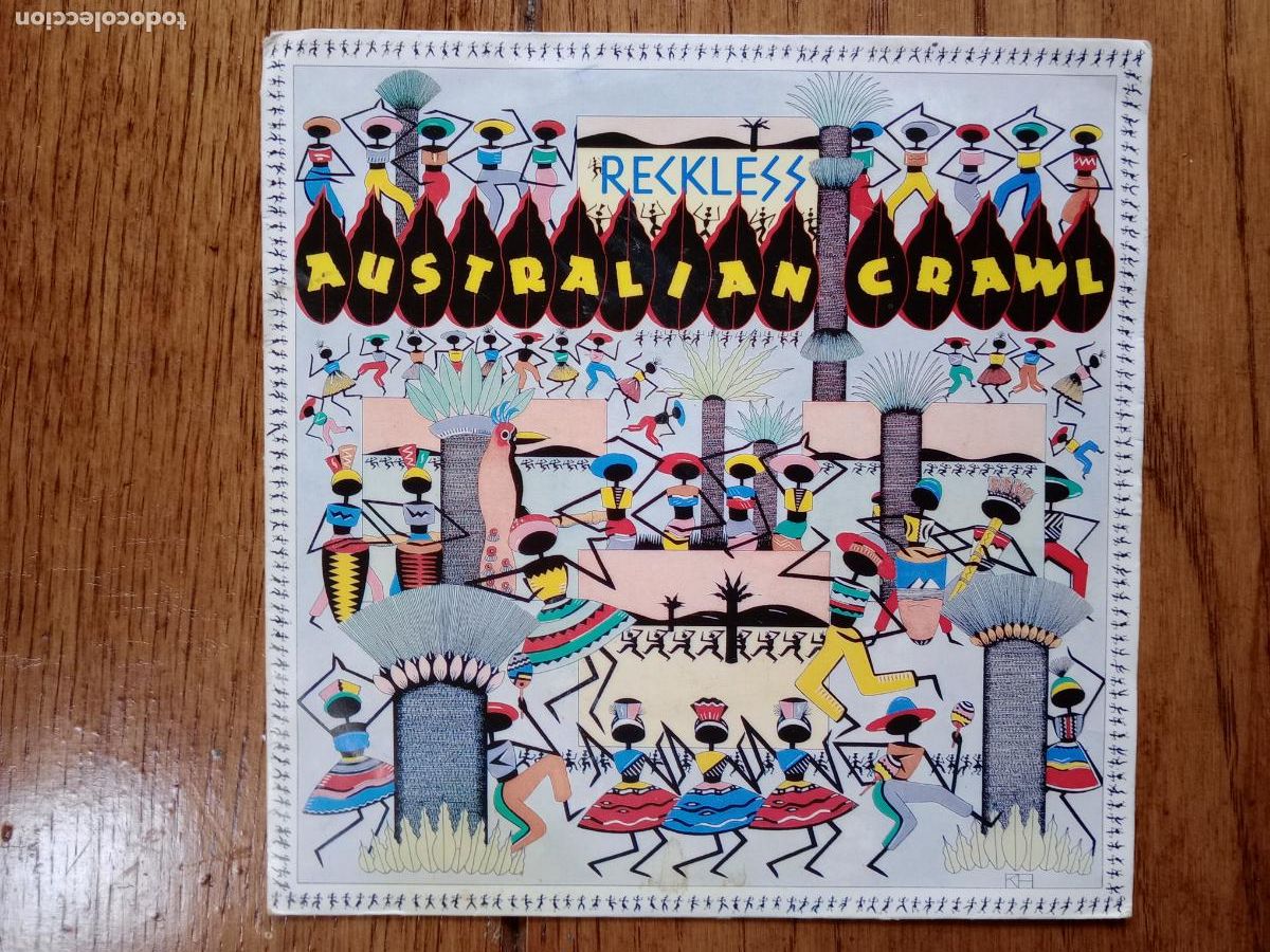 Discos de vinilo: Australian Crawl - reckless (dont be so) + White limbo - Foto 1