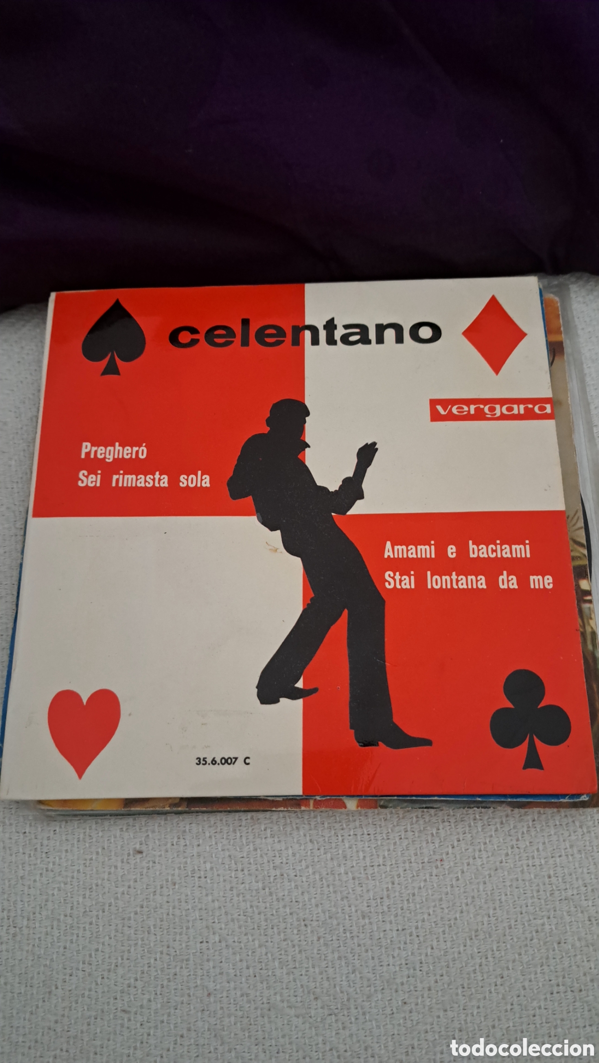 Discos de vinilo: ADRIANO CELENTANO SINGLE - Foto 1