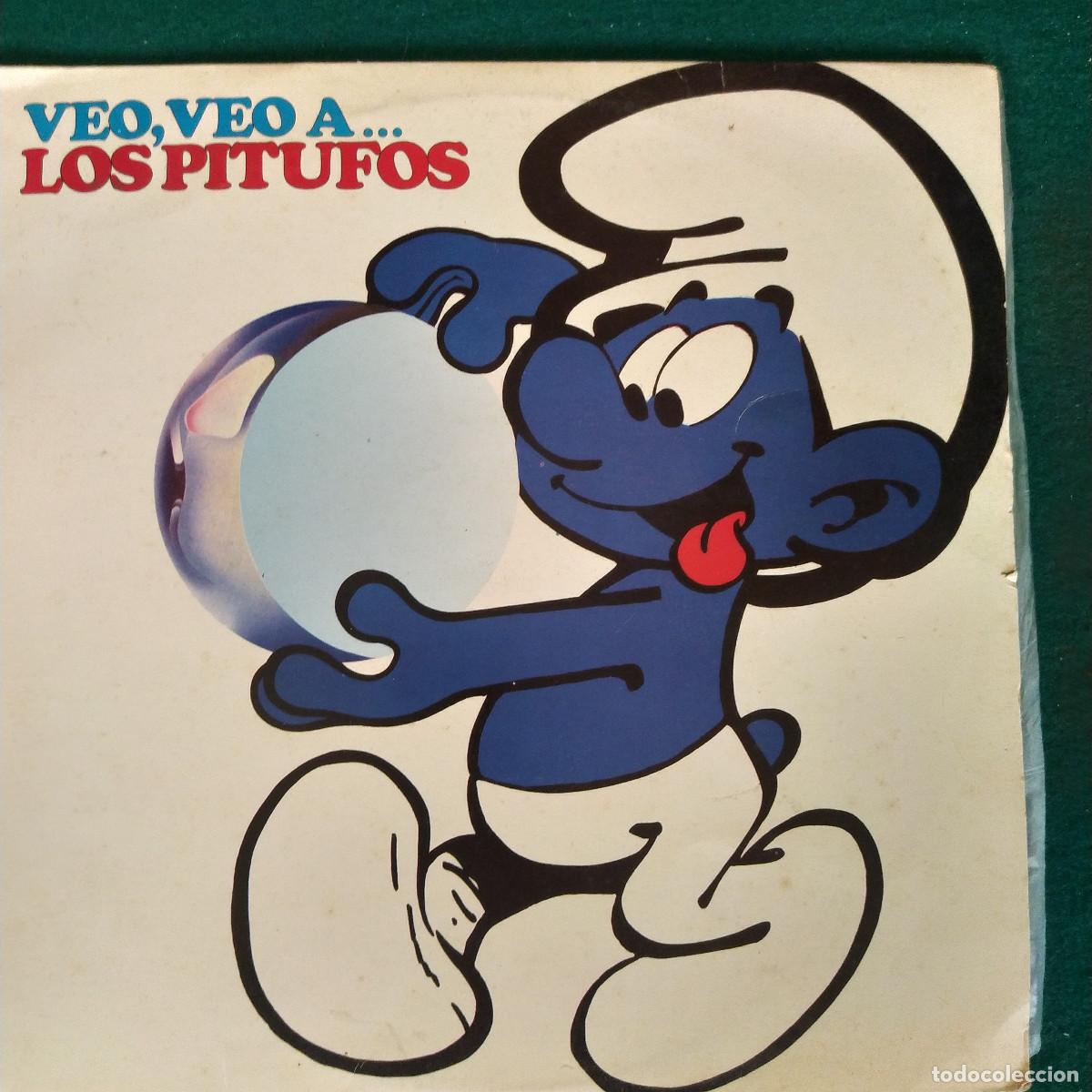 Discos de vinilo: Los Pitufos &ndash; Veo, Veo A... Los Pitufos - Foto 1