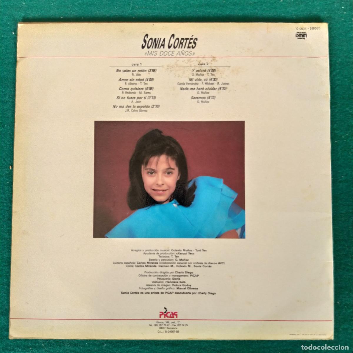 Discos de vinilo: Sonia Cort&eacute;s &ndash; Mis Doce A&ntilde;os - Foto 2
