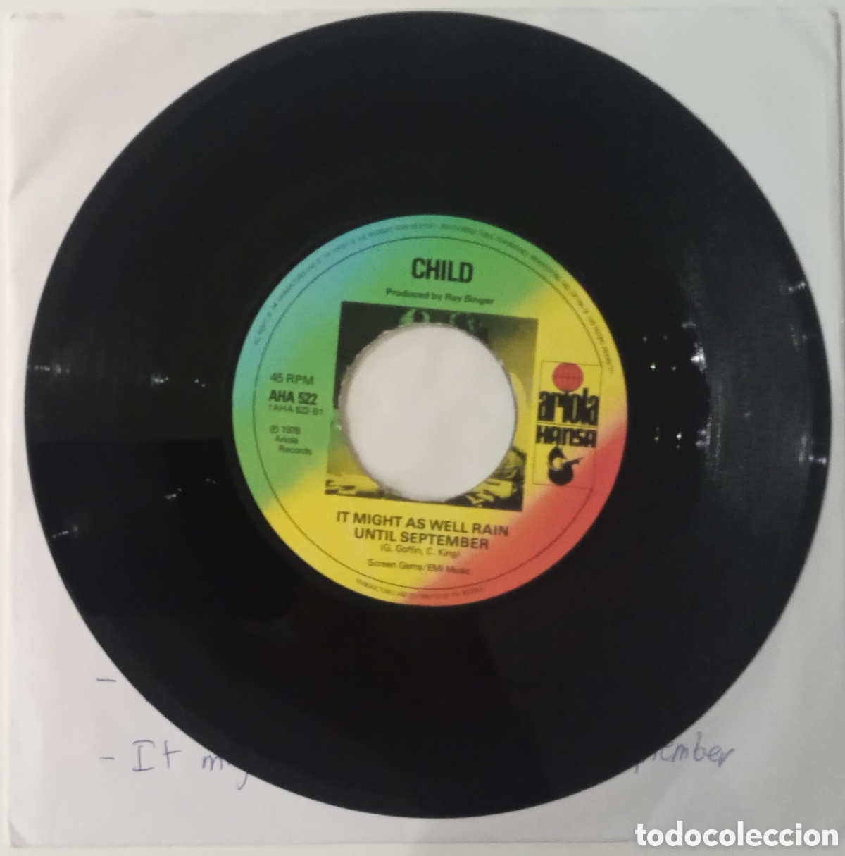 Discos de vinilo: CHILD - Its only make believe (1978) disco vinilo - Foto 2