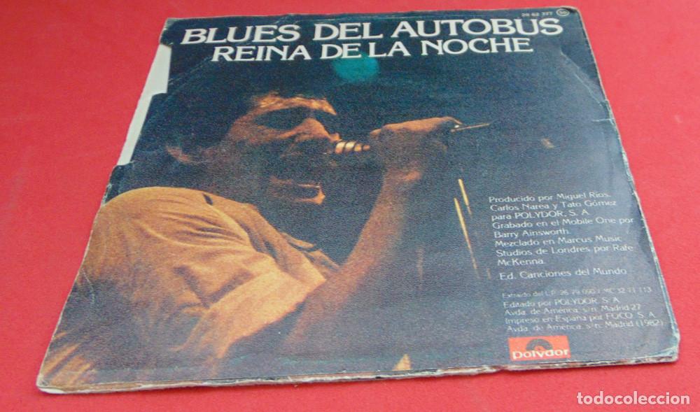 Discos de vinilo: MIGUEL RIOS - EL BLUES DEL AUTOBUS - SINGLE 1982 - Foto 2