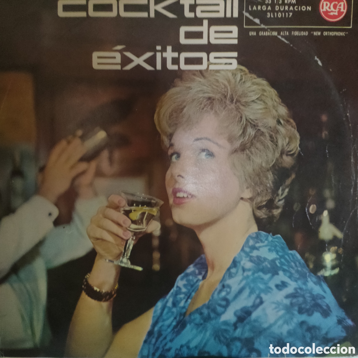 Discos de vinilo: Cocktail De &Eacute;xitos. 1960 Spain LP disco 12&rdquo; vinilo - Foto 1