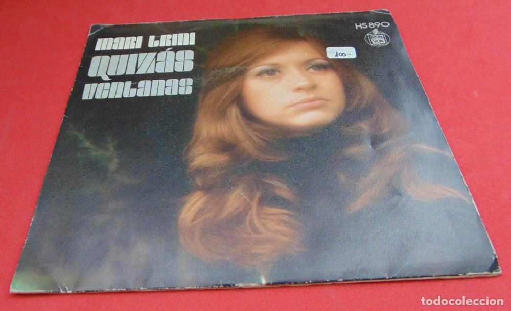 Discos de vinilo: Mari Trini &ndash; Quiz&aacute;s / Ventanas - SINGLE 1972 - Foto 1