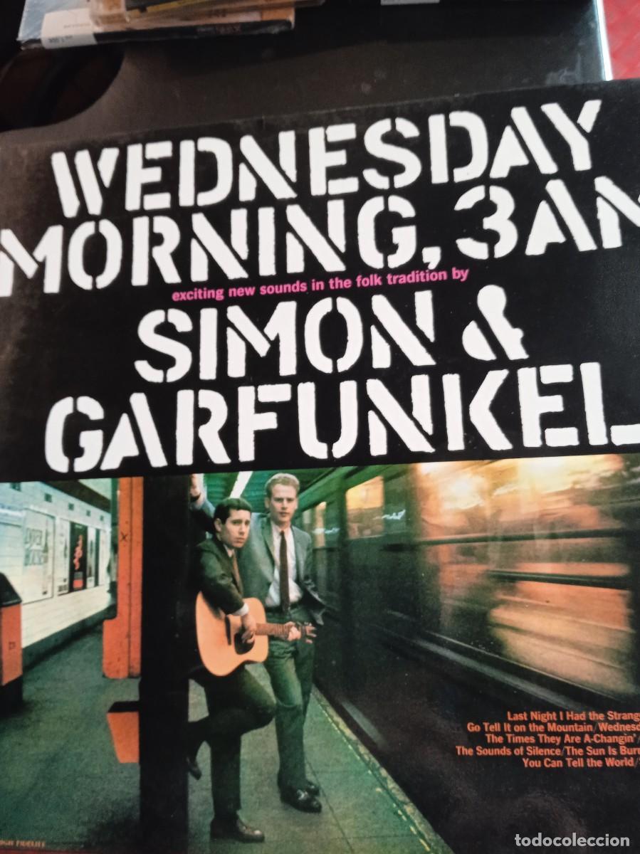 Discos de vinilo: SIMON & GARFUNKEL- WEDNESDAY MORNING, 3AM. LP - Foto 1