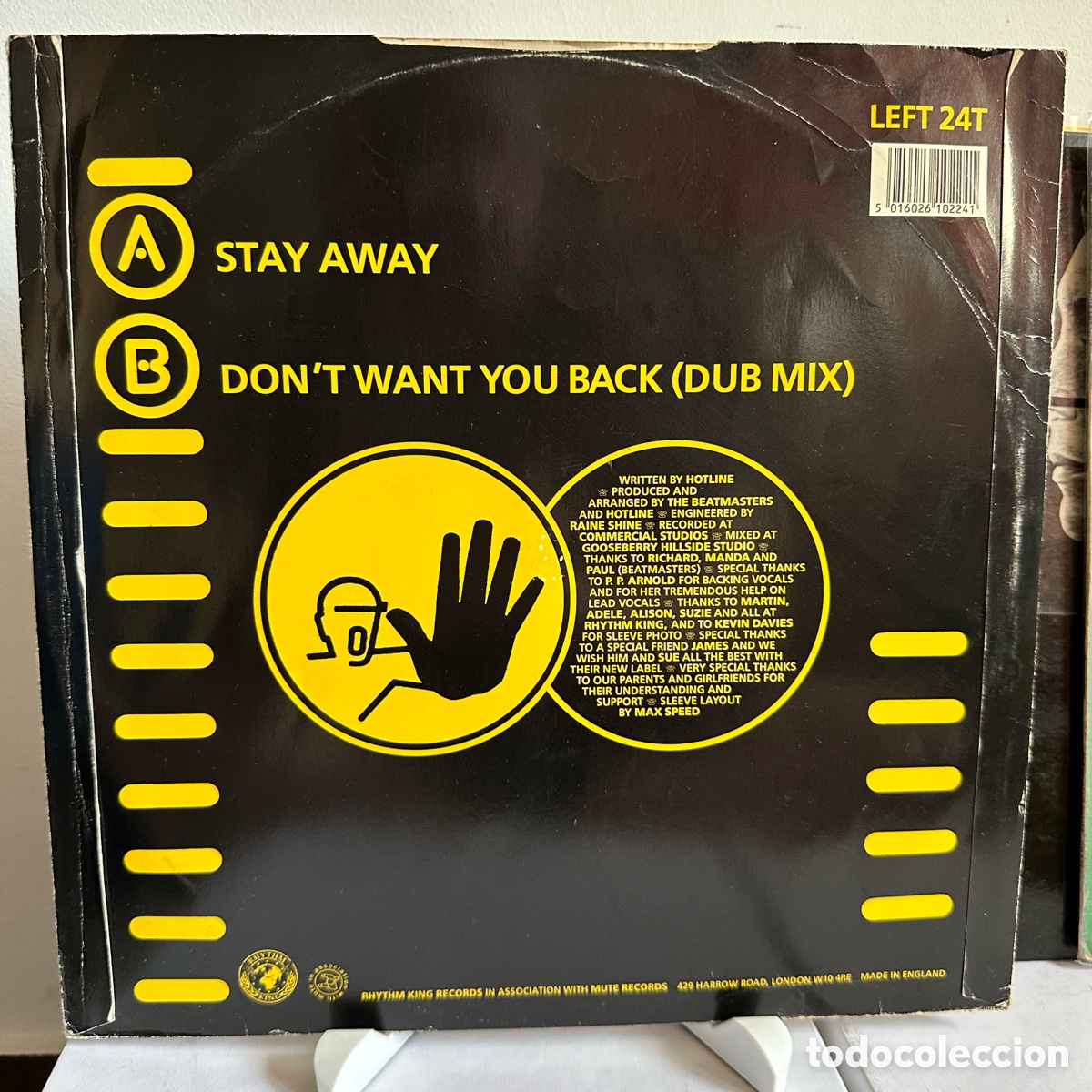 Discos de vinilo: Hotline - Stay Away (12&rdquo;) - Foto 2