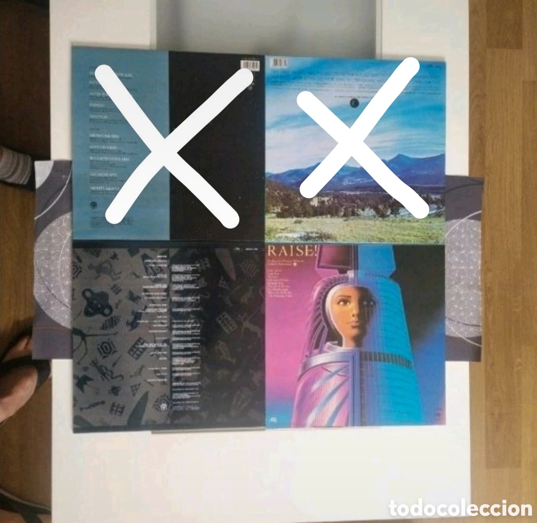 Discos de vinilo: Lote 2 Lps Earth, Wind & Fire. Heritage, Raise! - Foto 2