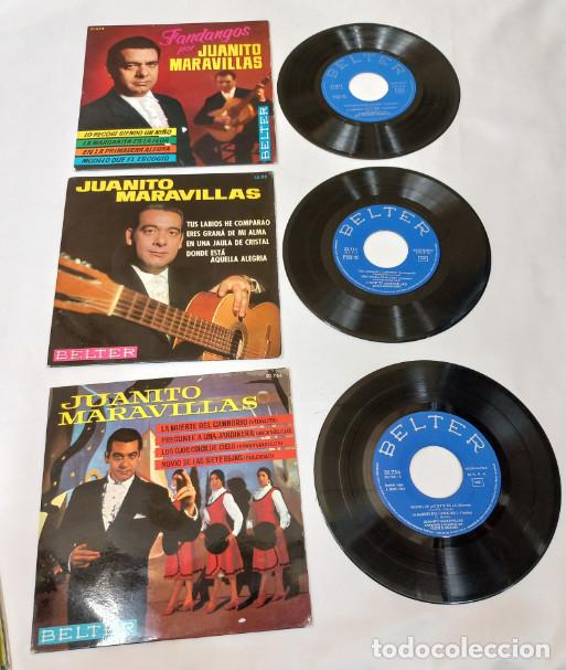 Discos de vinilo: 3 DISCOS DE VINILO, JUANITO MARAVILLAS, SINGLE - Foto 1