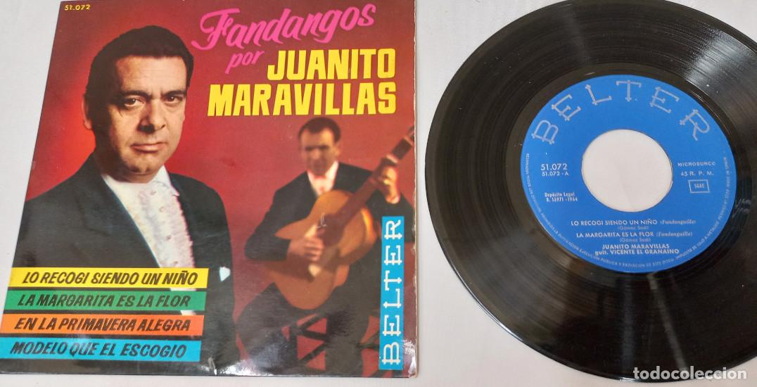 Discos de vinilo: 3 DISCOS DE VINILO, JUANITO MARAVILLAS, SINGLE - Foto 2