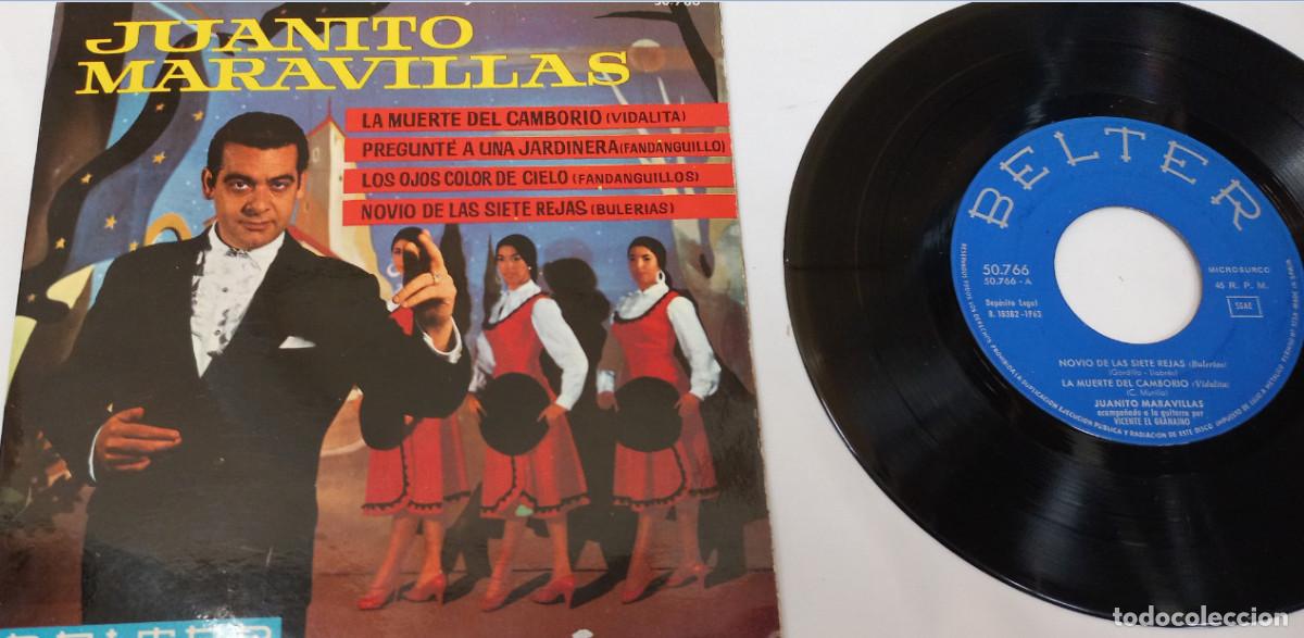 Discos de vinilo: 3 DISCOS DE VINILO, JUANITO MARAVILLAS, SINGLE - Foto 4
