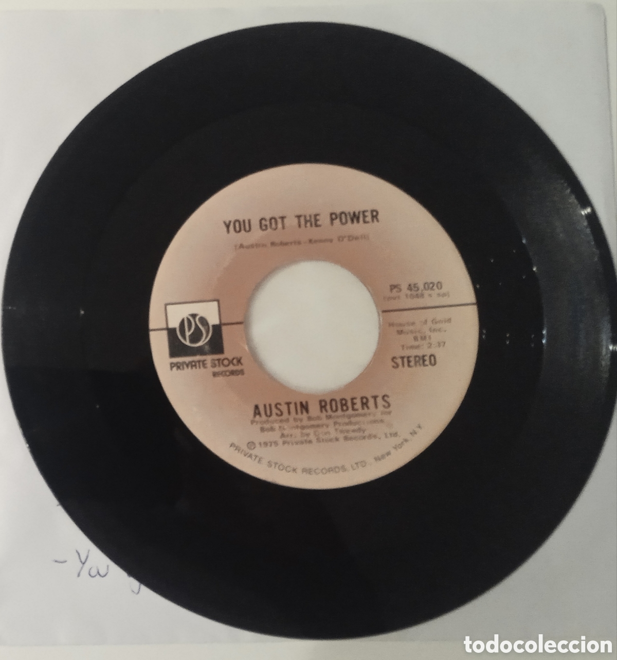 Discos de vinilo: AUSTIN ROBERTS - Rocky (1975) disco vinilo - Foto 2