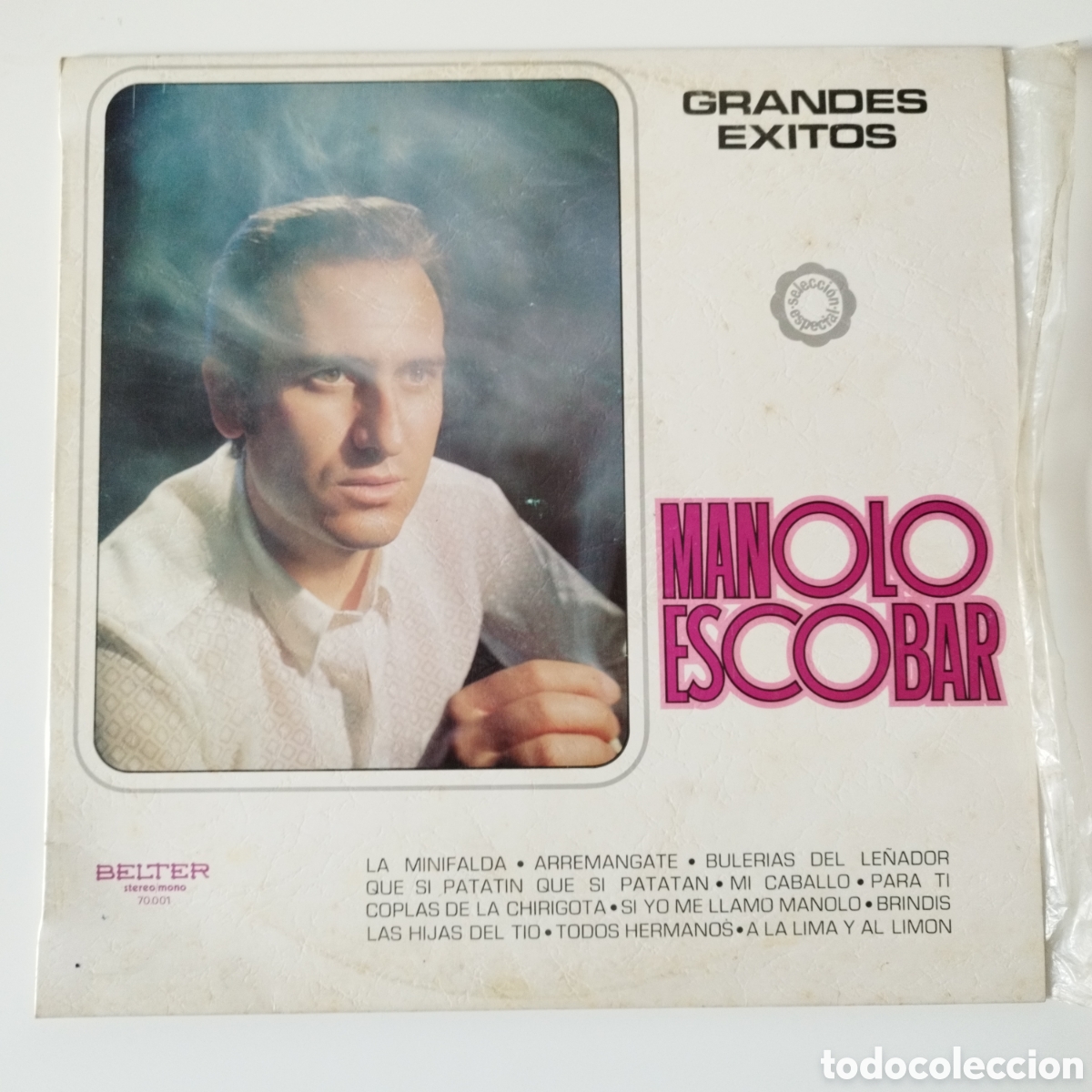 Disques de vinyle: VINILO LP / MANOLO ESCOBAR / GRANDES EXITOS / BELTER / 1971 /