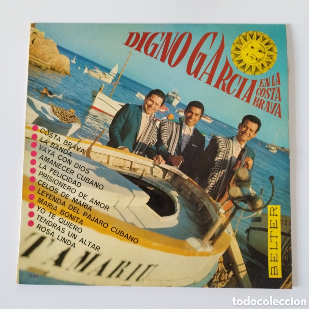 Discos de vinil: VINILO LP / DIGNO GARCIA / EN LA COSTA BRAVA / BELTER / 1968 /