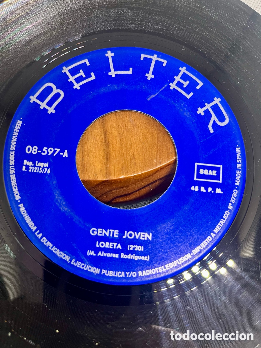 Discos de vinilo: VINILO GENTE JOVEN &ldquo; LORETA &ldquo; 1976 - Foto 3