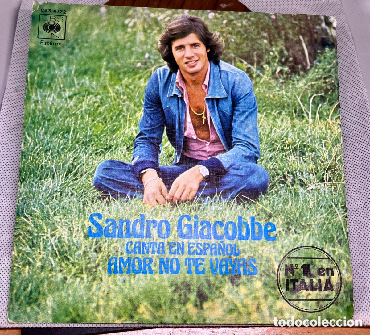 Discos de vinilo: VINILO SANDRO GIACOBBE SOLO CAR&Aacute;TULA - Foto 1