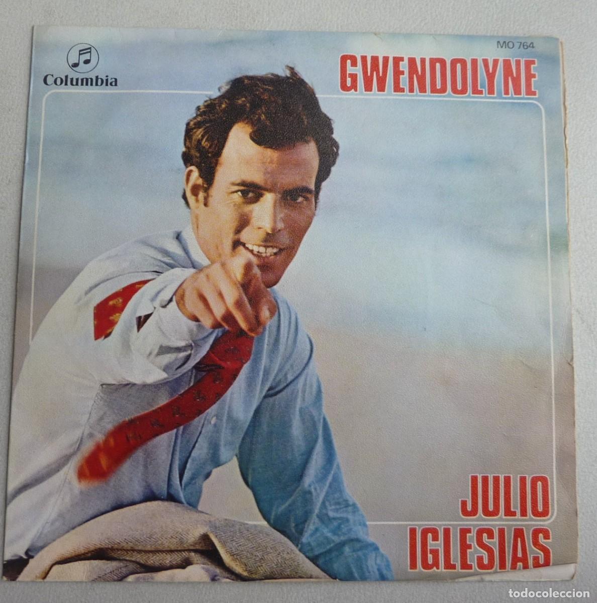 Discos de vinilo: JULIO IGLESIAS / GWENDOLYNE / 1971 / SINGLE - Foto 1