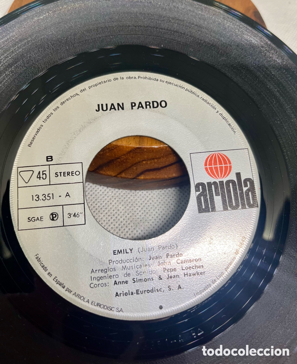 Discos de vinilo: VINILO &ldquo; JUAN PARDO &ldquo; 1974 - Foto 4