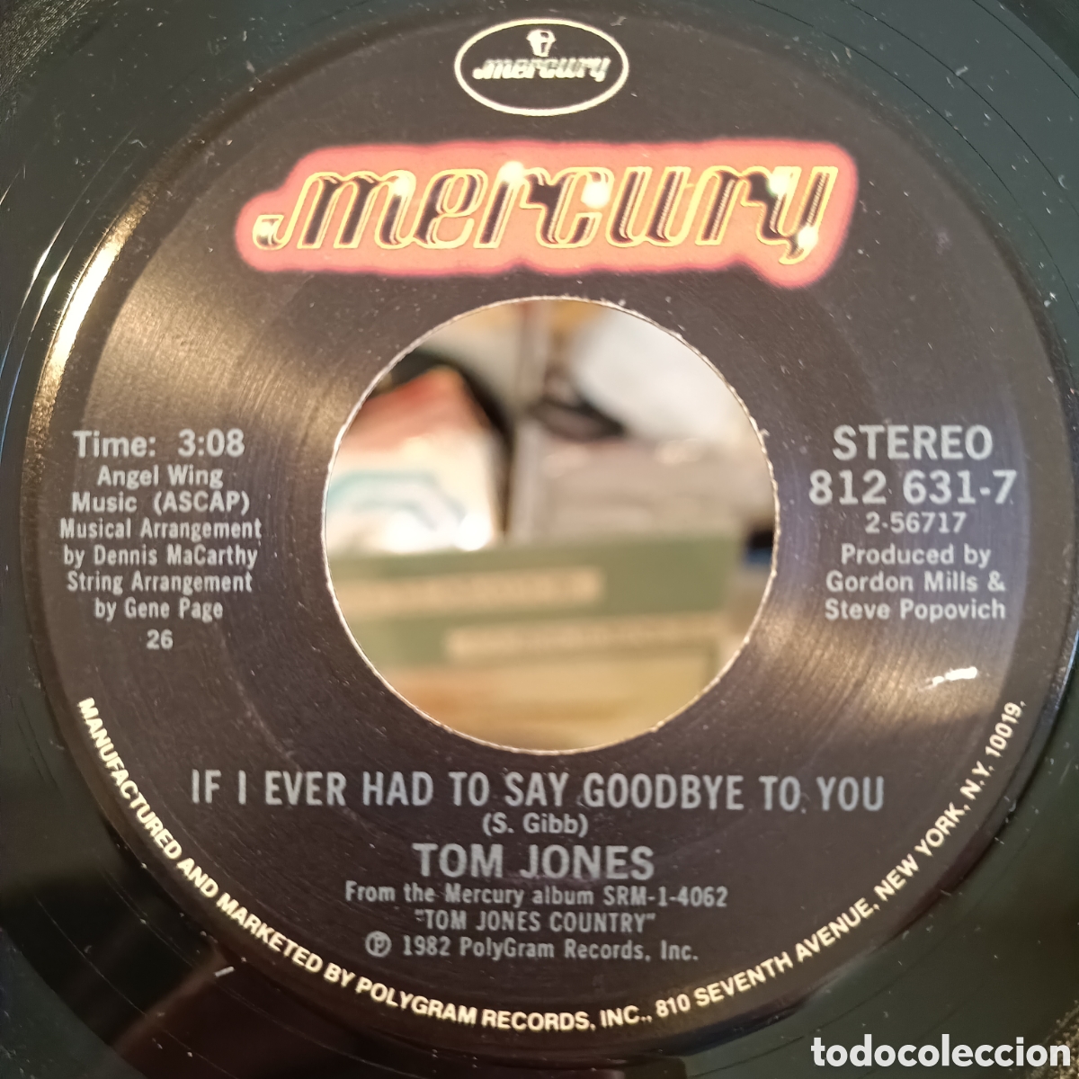 Discos de vinilo: Tom Jones &ndash; Itll Be Me (Edici&oacute;n USA) - Foto 1