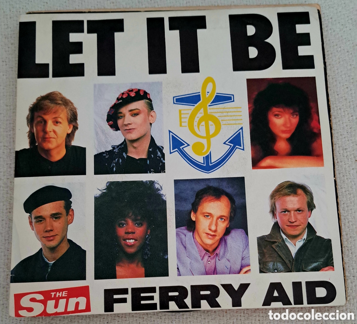 Discos de vinilo: SINGLE LE IT BE FERRY AID - Foto 1