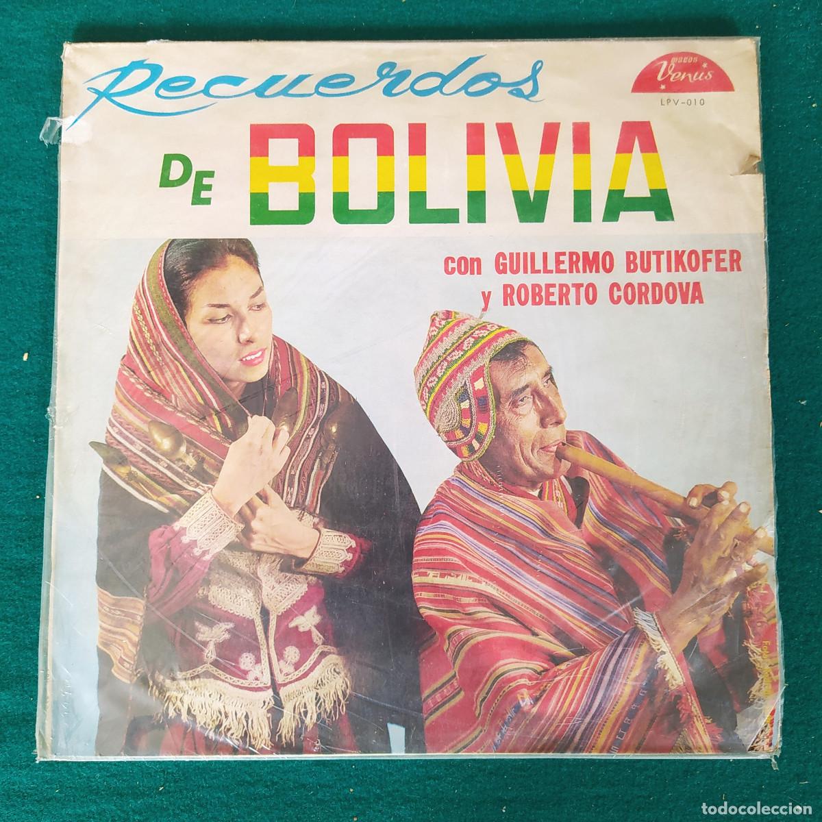 Disques de vinyle: Guillermo Butikofer Y Roberto Cordova &ndash; Recuerdos De Bolivia