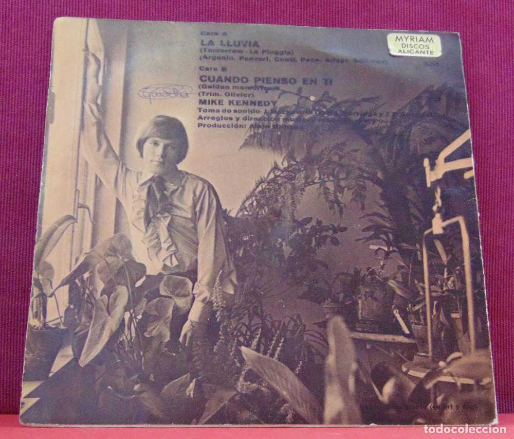 Discos de vinilo: Mike Kennedy &ndash; La Lluvia - SINGLE 1969 - Foto 2