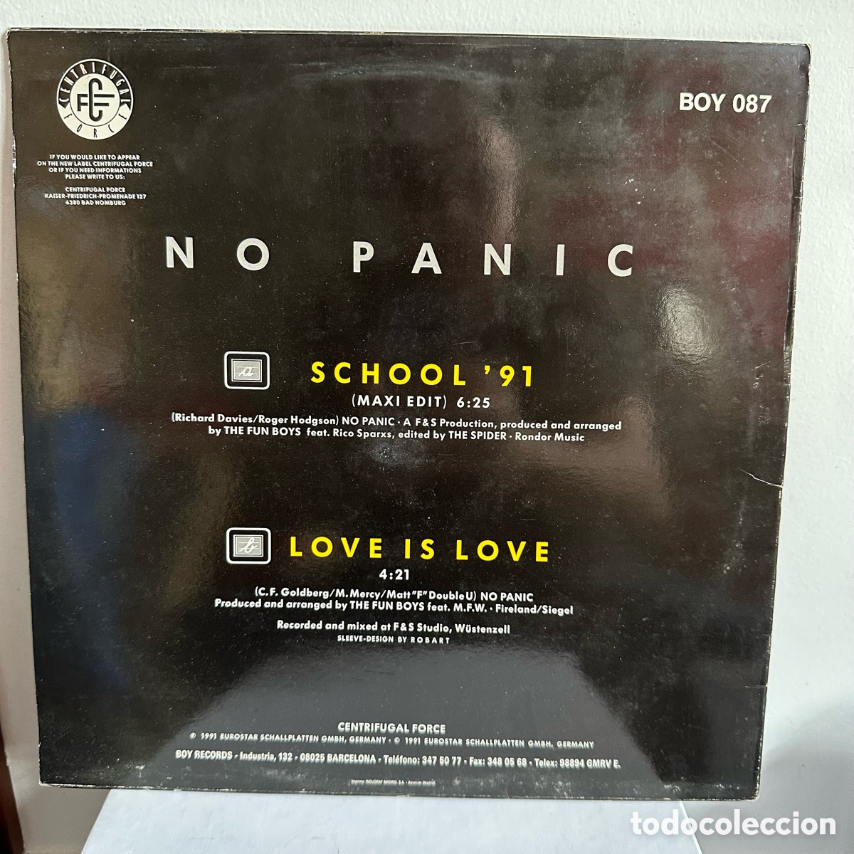 Discos de vinilo: No Panic - School 91 (12&rdquo;) - Foto 2