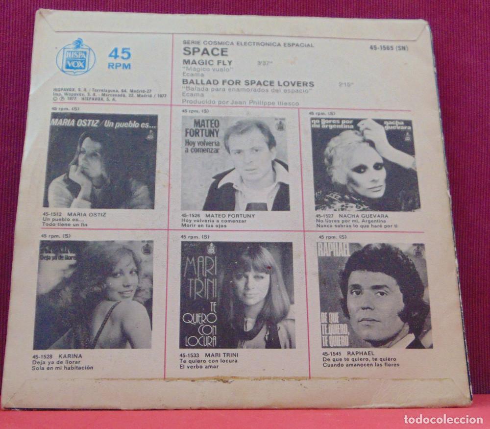 Discos de vinilo: Space &ndash; Magic Fly - SINGLE 1977 - Foto 2