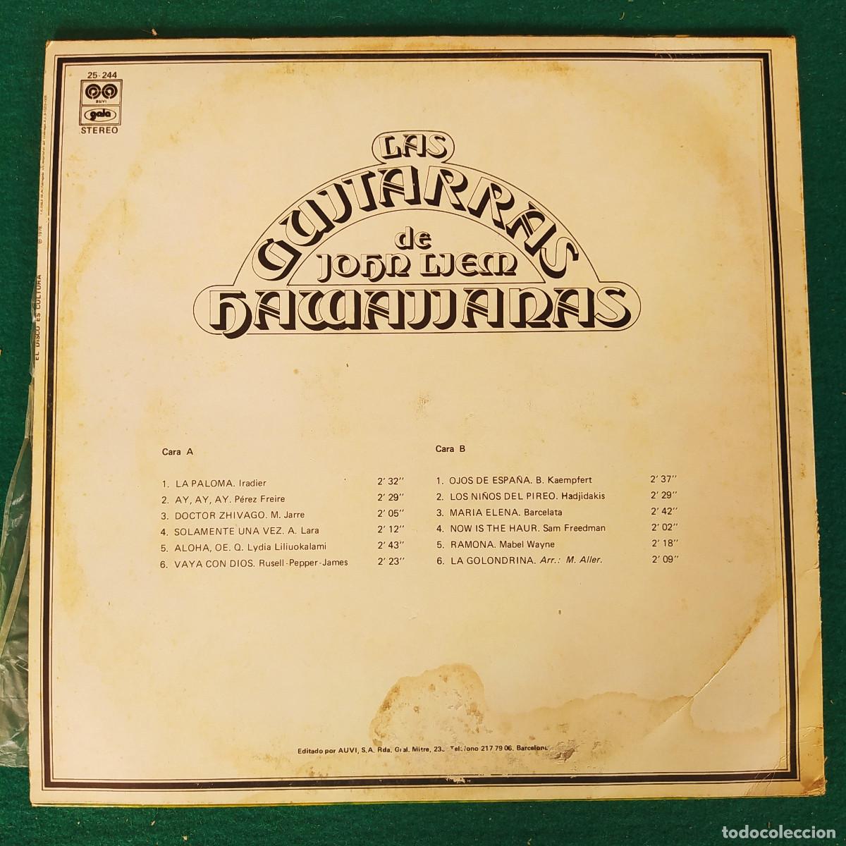 Discos de vinilo: John Liem &ndash; Hawaiian Guitar - Foto 2