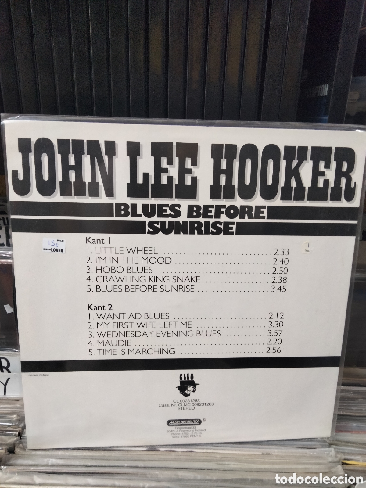 Discos de vinilo: John lee hooker blues before sunrise - Foto 2
