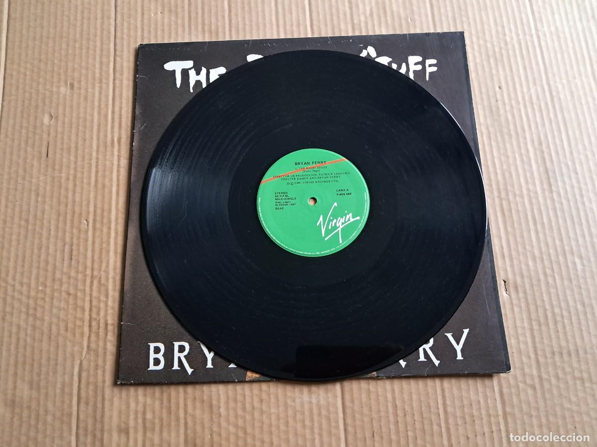 Discos de vinilo: BRYAN FERRY - THE RIGHT STUFF MAXI SINGLE 1987 EDICION ESPA&Ntilde;OLA - Foto 3