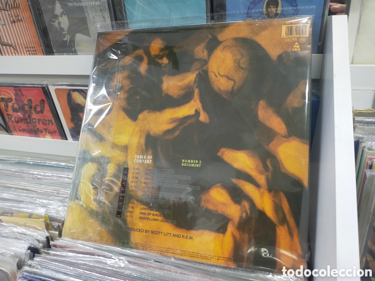 Discos de vinilo: R.e.m. LP document Espa&ntilde;a 1987 - Foto 2