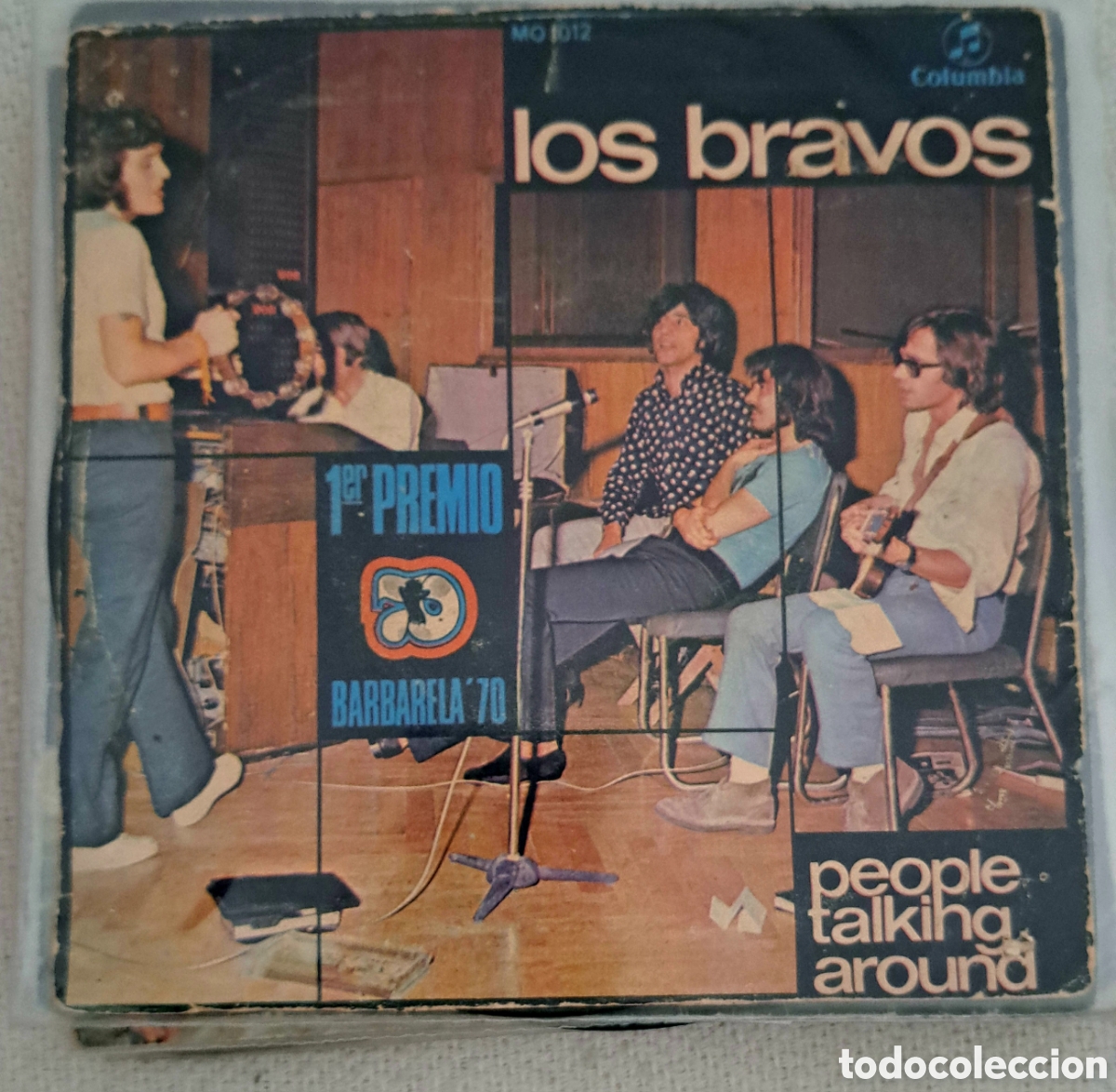 Discos de vinilo: LOS BRAVOS PEOPLE TALKING AROUND - Foto 1