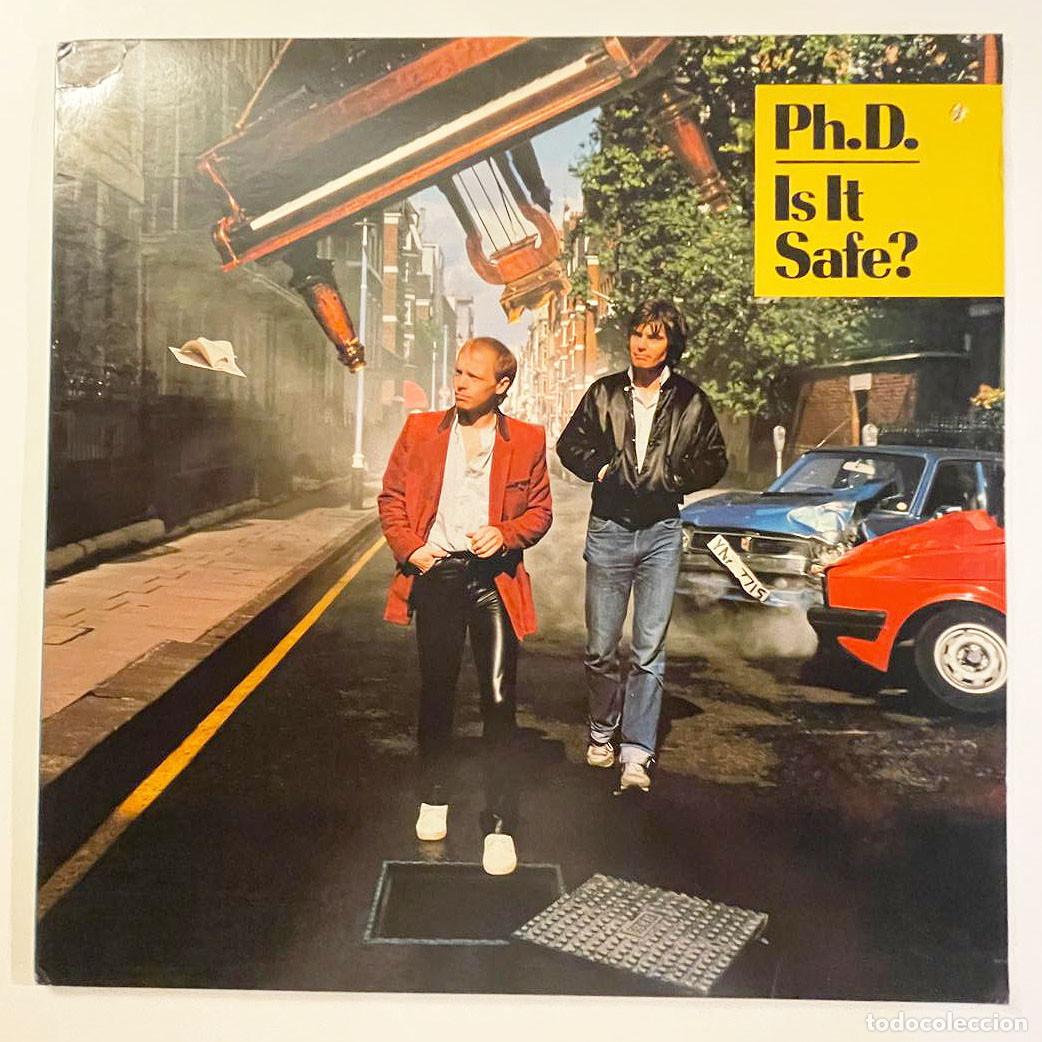 Discos de vinilo: PH.D. / IS IT SAFE? / LP 1983 / AM USA - Foto 1