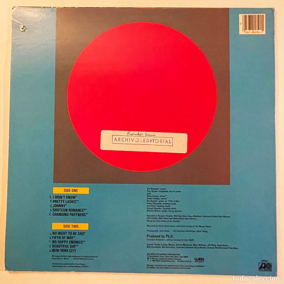 Discos de vinilo: PH.D. / IS IT SAFE? / LP 1983 / AM USA - Foto 2