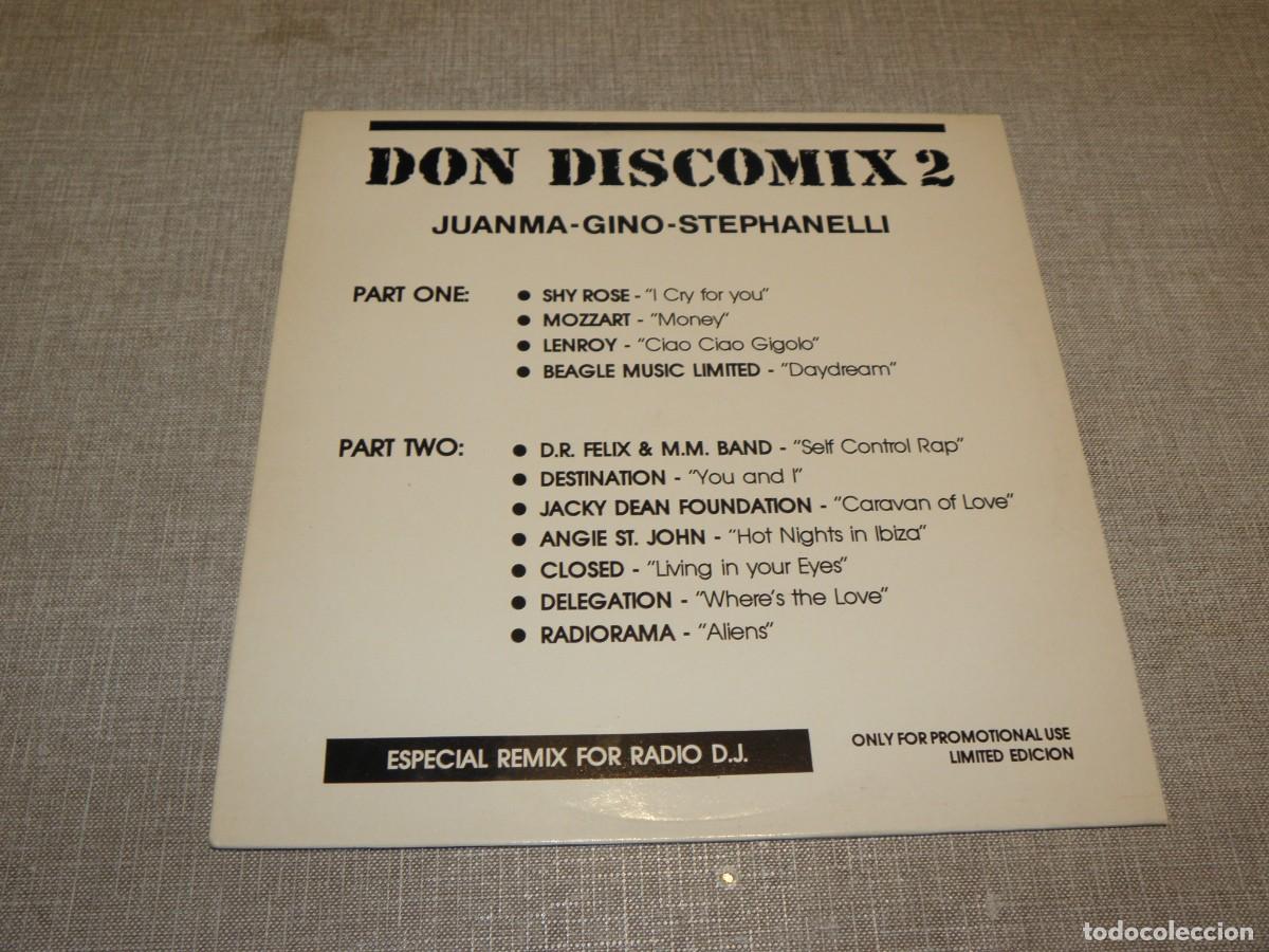 Discos de vinilo: DON DISCOMIX 2 MAXI PROMOCIONAL 1987 - Foto 1