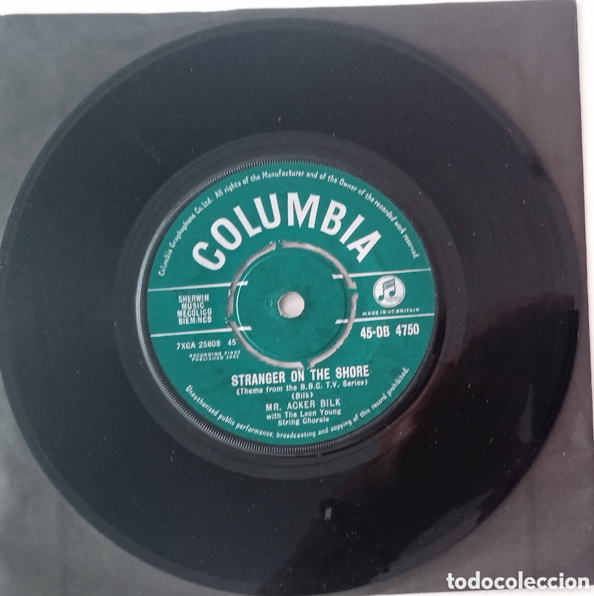 Discos de vinilo: MR. ACKER BILK - Stranger on the shore (1961) disco vinilo - Foto 2