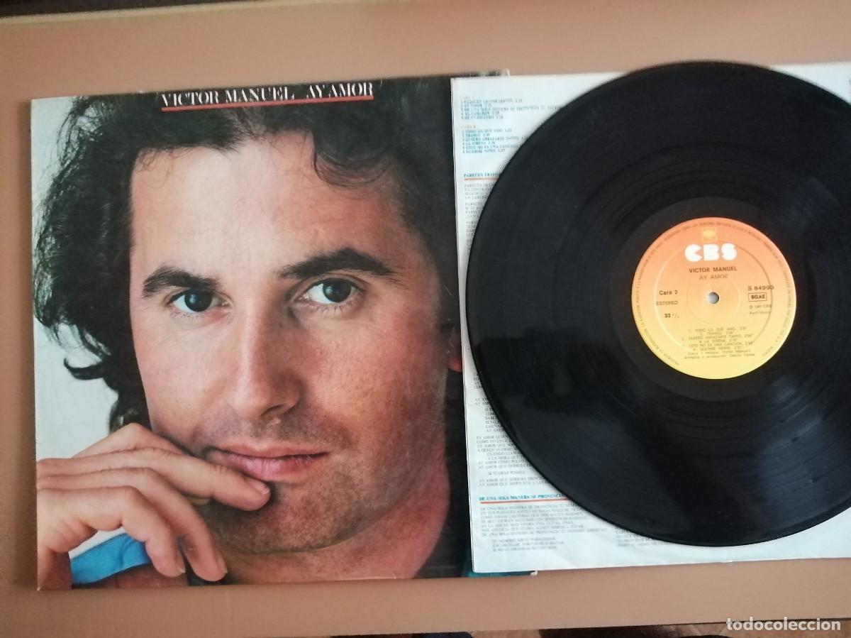 Discos de vinilo: LP- VICTOR MANUEL- AY AMOR- 1980 - Foto 1