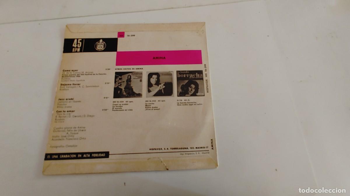 Discos de vinilo: AMINA-EP COMO AYER +3 - Foto 2